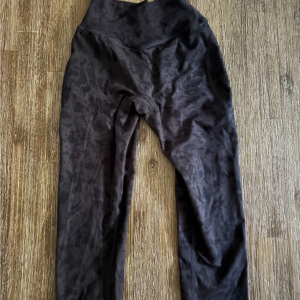 Black Patterned Leggings